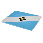 De vlag van Madison (Wisconsin) Snijplank (Hoek)