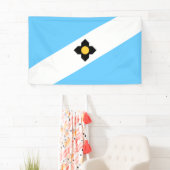 De vlag van Madison (Wisconsin) Spandoek (Insitu)