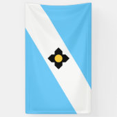 De vlag van Madison (Wisconsin) Spandoek (Verticaal)