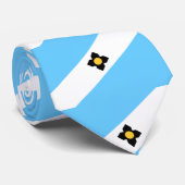 De vlag van Madison, Wisconsin Stropdas (Opgerold)
