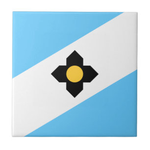 De vlag van Madison, Wisconsin Tegeltje
