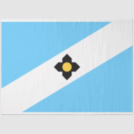 De vlag van Madison (Wisconsin) Tissuepapier