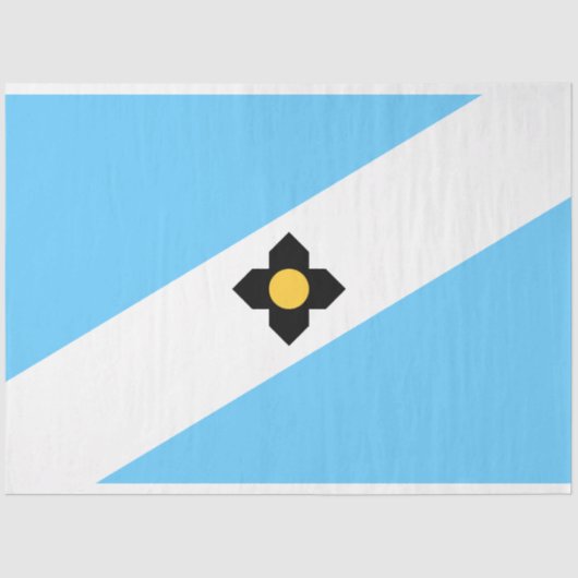 De vlag van Madison (Wisconsin) Tissuepapier (Voorkant)