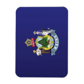 De vlag van Maine, Verenigde Staten van Amerika Magneet (Verticaal)