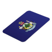 De vlag van Maine, Verenigde Staten van Amerika Magneet (Linkerzijde)