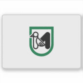 De vlag van Marche, Italië Sticker (Voorkant)