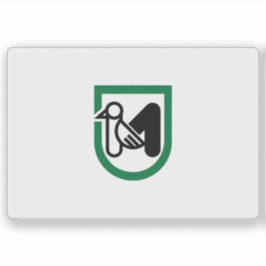 De vlag van Marche, Italië Sticker