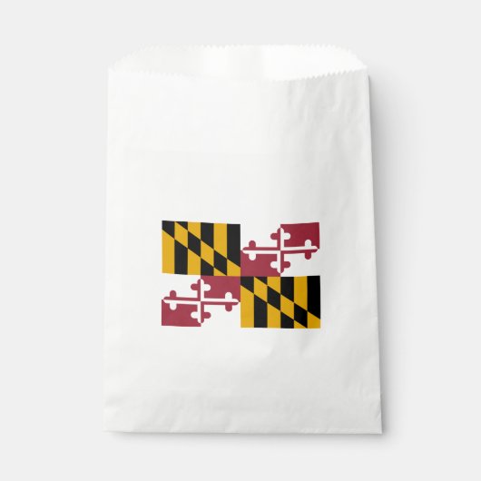 De vlag van Maryland Bedankzakje (Voorkant)