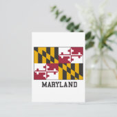 De Vlag van Maryland Briefkaart (Staand voorkant)