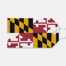 De vlag van Maryland Cadeaulabel