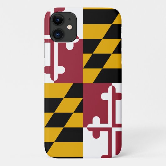 De vlag van Maryland Case-Mate iPhone Case (Achterkant)
