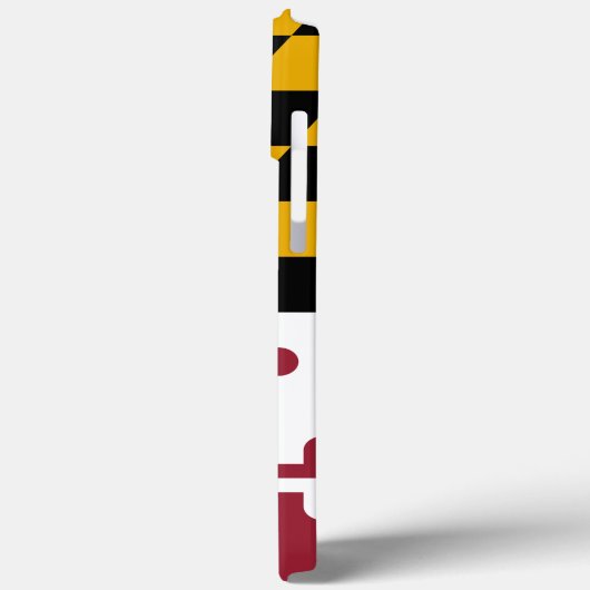 De vlag van Maryland Case-Mate iPhone Case (Achterkant / Links)