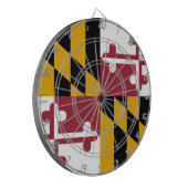 De vlag van Maryland Dartbord (Voorkant Links)