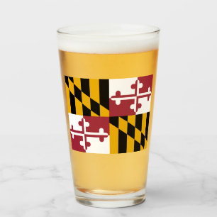 De vlag van Maryland Glas