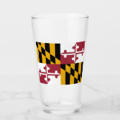 De vlag van Maryland Glas (Voorkant)