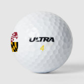 De vlag van Maryland Golfballen (Logo)