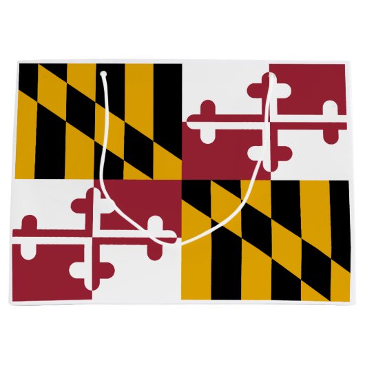 De vlag van Maryland Groot Cadeauzakje (Voorkant)