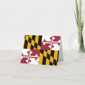 De Vlag van Maryland Kaart (Achterkant)