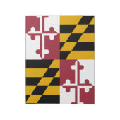 De vlag van Maryland Notitieblok (Linkerzijde)