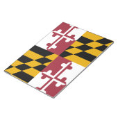 De vlag van Maryland Notitieblok (Schuin)