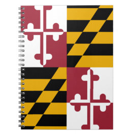 De vlag van Maryland Notitieboek