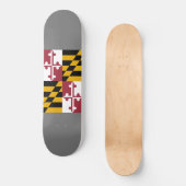 De vlag van Maryland Persoonlijk Skateboard (Voorkant)