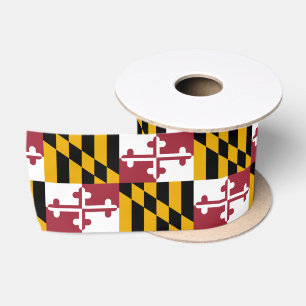 De vlag van Maryland Satijnen Lint
