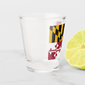 De vlag van Maryland Shot Glas (Links)