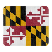 De vlag van Maryland Snijplank (Voorkant)