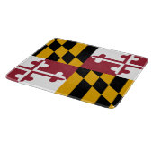 De vlag van Maryland Snijplank (Hoek)