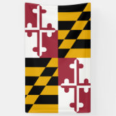 De vlag van Maryland Spandoek (Verticaal)