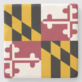 De vlag van Maryland Stenen Onderzetter