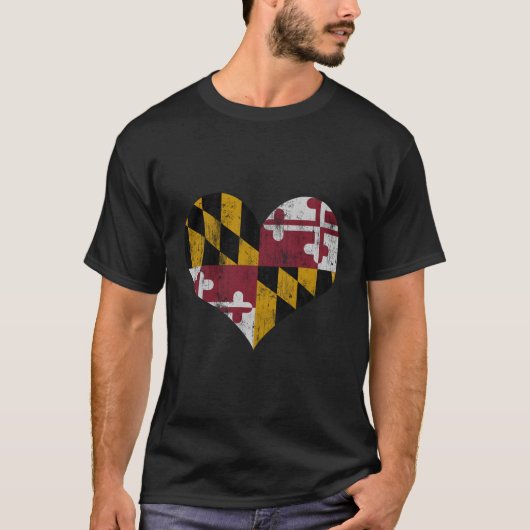De vlag van Maryland T-shirt (Voorkant)