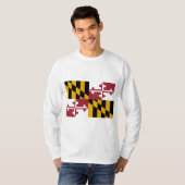 De vlag van Maryland T-shirt (Voorkant volledig)