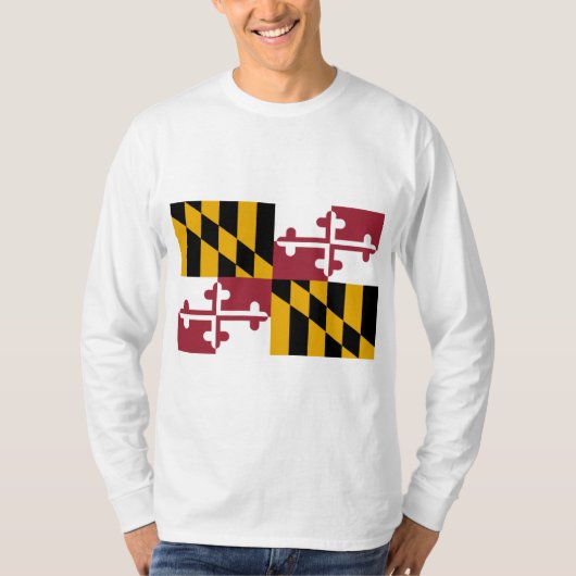 De vlag van Maryland T-shirt (Voorkant)
