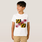 De vlag van Maryland T-shirt (Voorkant volledig)