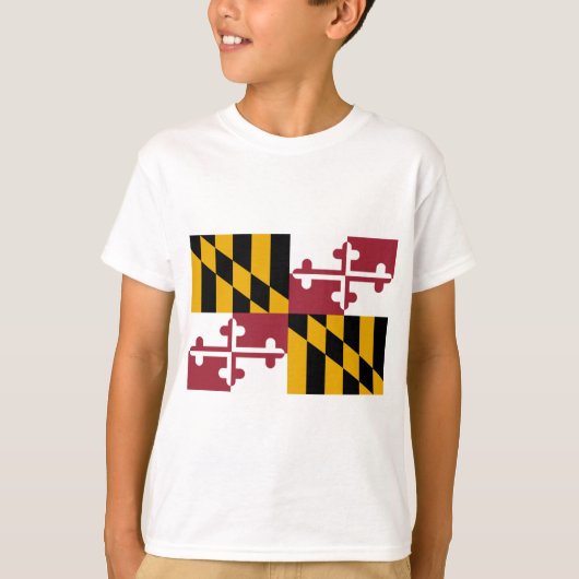 De vlag van Maryland T-shirt (Voorkant)