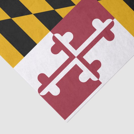 De vlag van Maryland Tissuepapier (Detail)