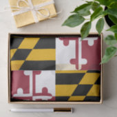 De vlag van Maryland Tissuepapier (Geschenk)
