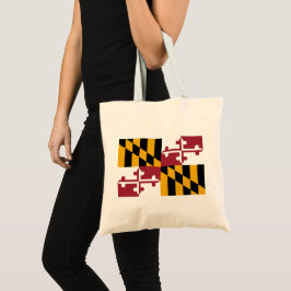 De vlag van Maryland Tote Bag