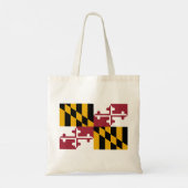 De vlag van Maryland Tote Bag (Achterkant)