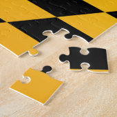 De vlag van Maryland, Verenigde Staten van Amerika Legpuzzel (Zijkant)