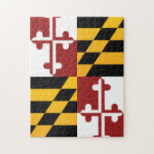 De vlag van Maryland, Verenigde Staten van Amerika Legpuzzel (Verticaal)