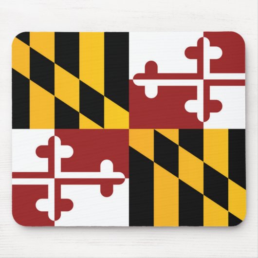 De vlag van Maryland, Verenigde Staten van Amerika Muismat (Voorkant)