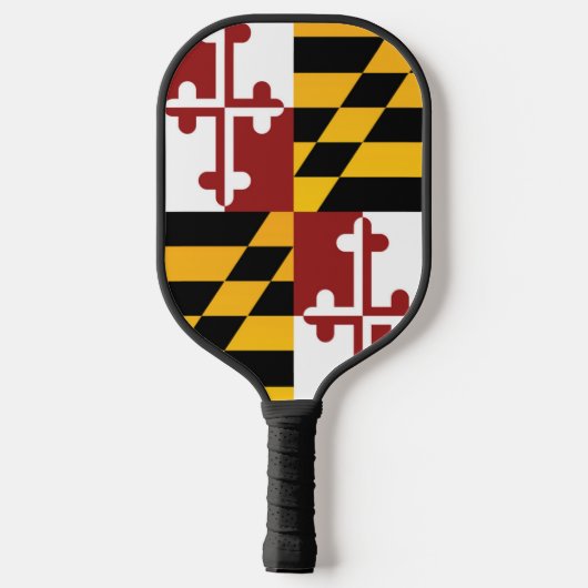 De vlag van Maryland, Verenigde Staten van Amerika Pickleball Paddle (Achterkant)