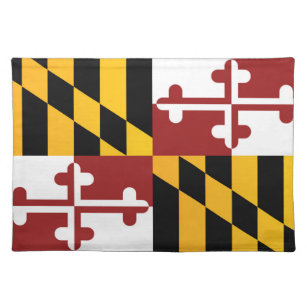 De vlag van Maryland, Verenigde Staten van Amerika Placemat