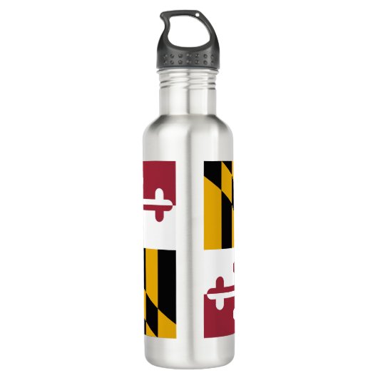 De vlag van Maryland Waterfles (Achterkant)