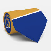 De vlag van Massachusetts Stropdas (Opgerold)