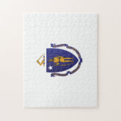 De vlag van Massachusetts, Verenigde Staten van Am Legpuzzel (Verticaal)