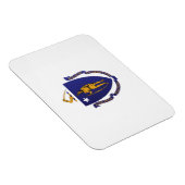 De vlag van Massachusetts, Verenigde Staten van Am Magneet (Rechterzijde)